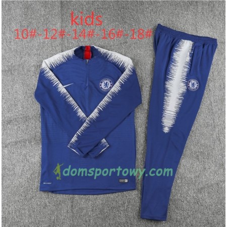 Chelsea Dziecięcy Komplet Bluzy Treningowe Niebieski 2018-2019